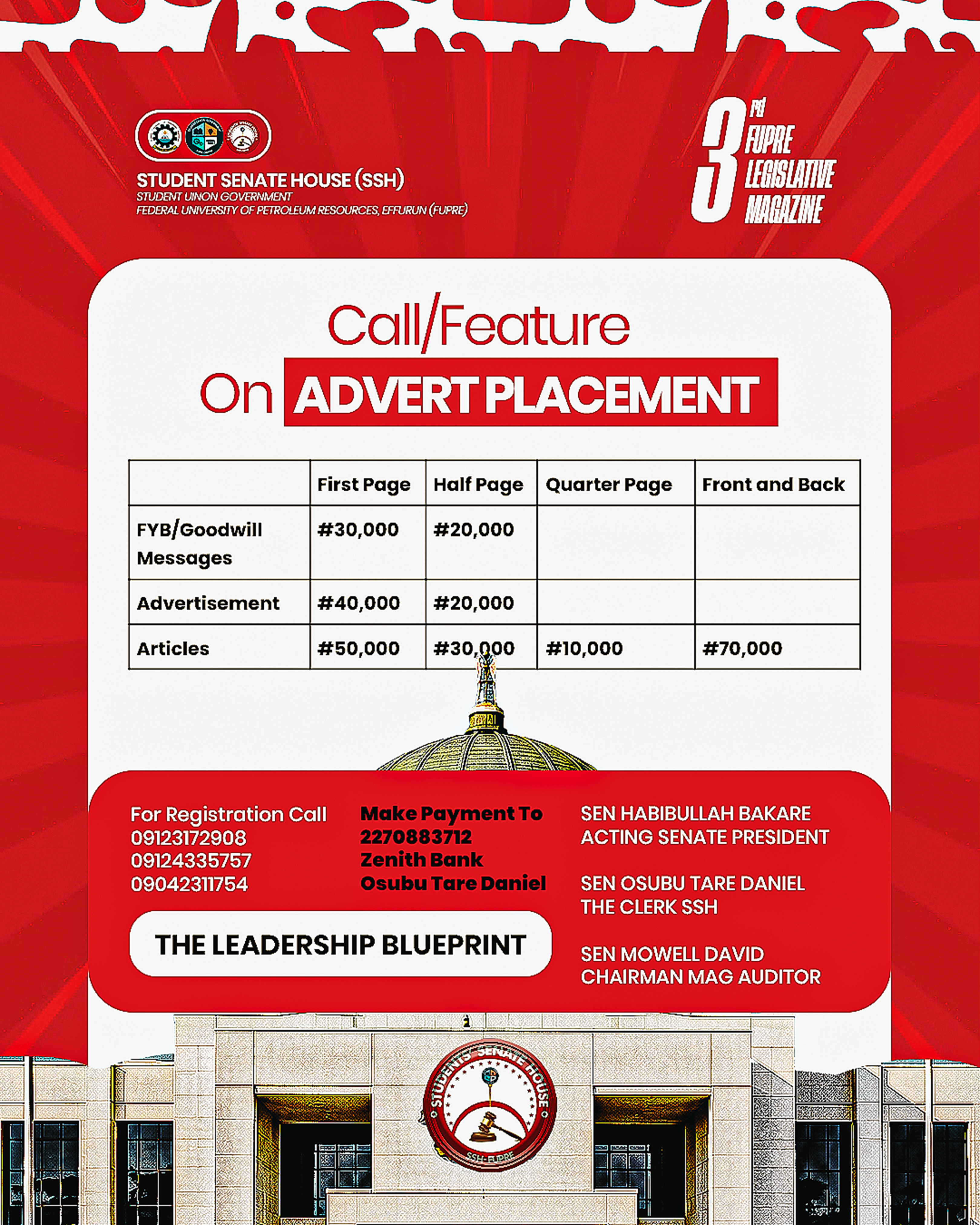 SSH advert design